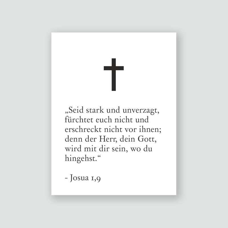 Vers: Josua 1,9