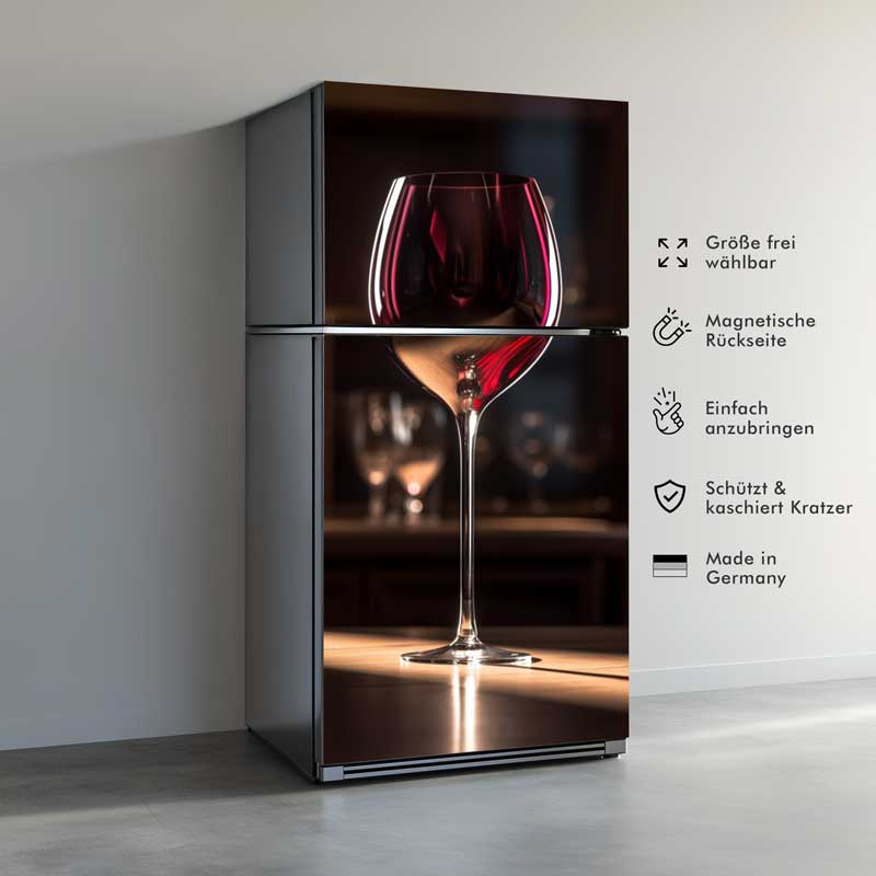 Kühlschrank – Rotweinglas