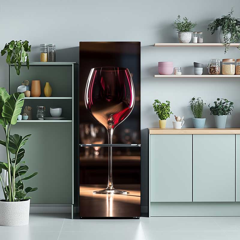 Kühlschrank – Rotweinglas