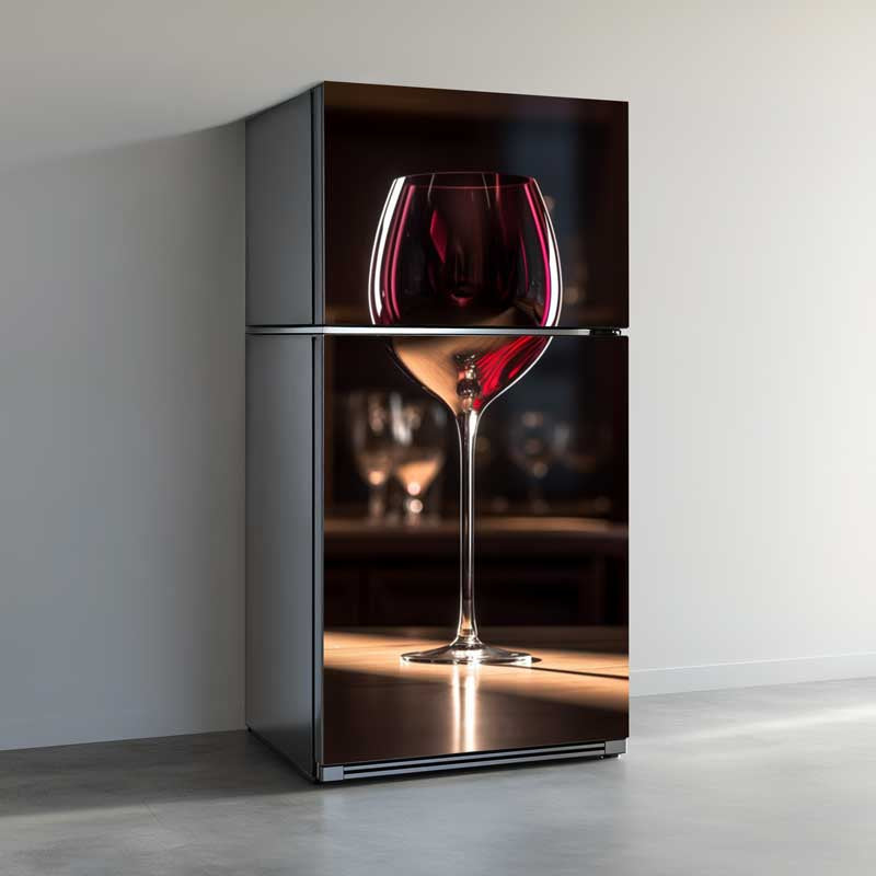 Kühlschrank – Rotweinglas