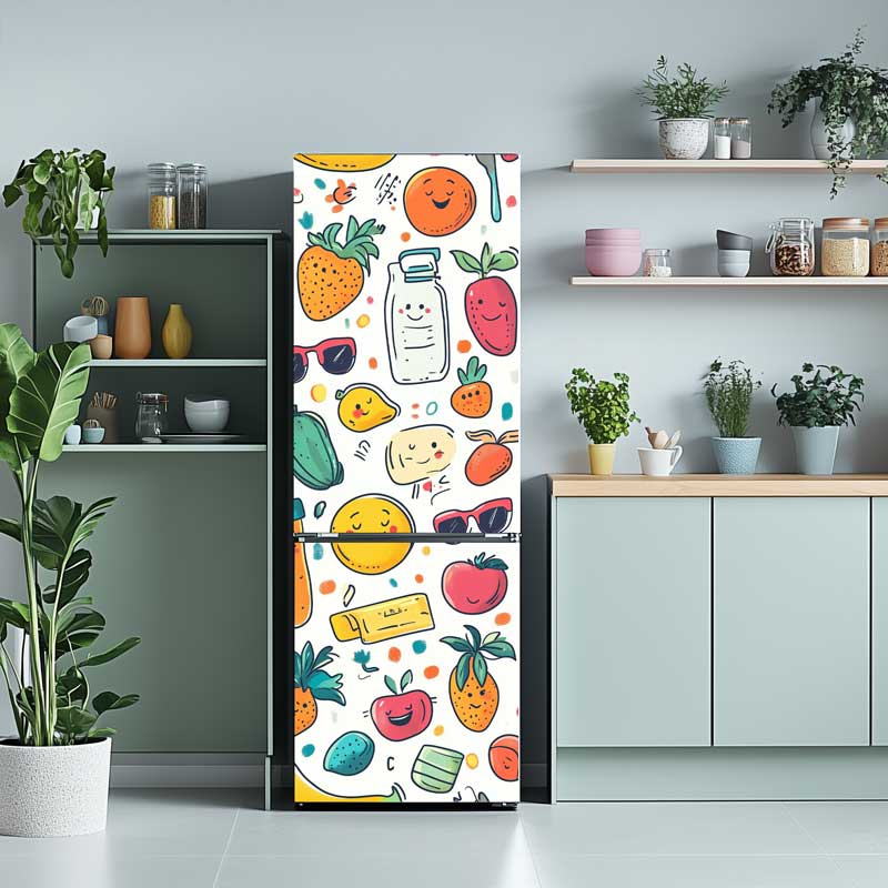 Kühlschrank - Fruchtige Freunde