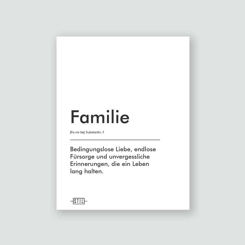 Definition: Familie