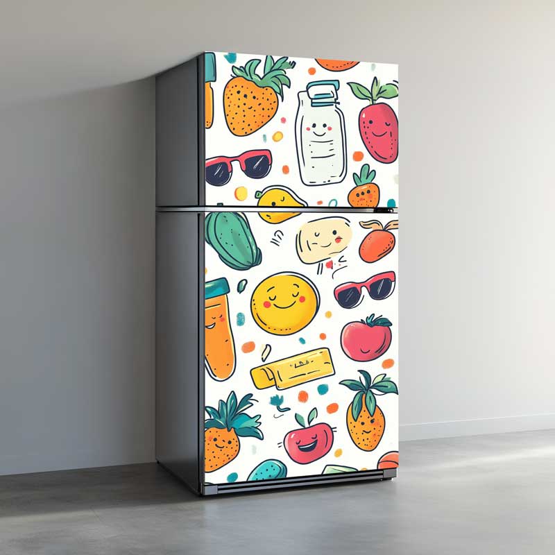 Kühlschrank - Fruchtige Freunde